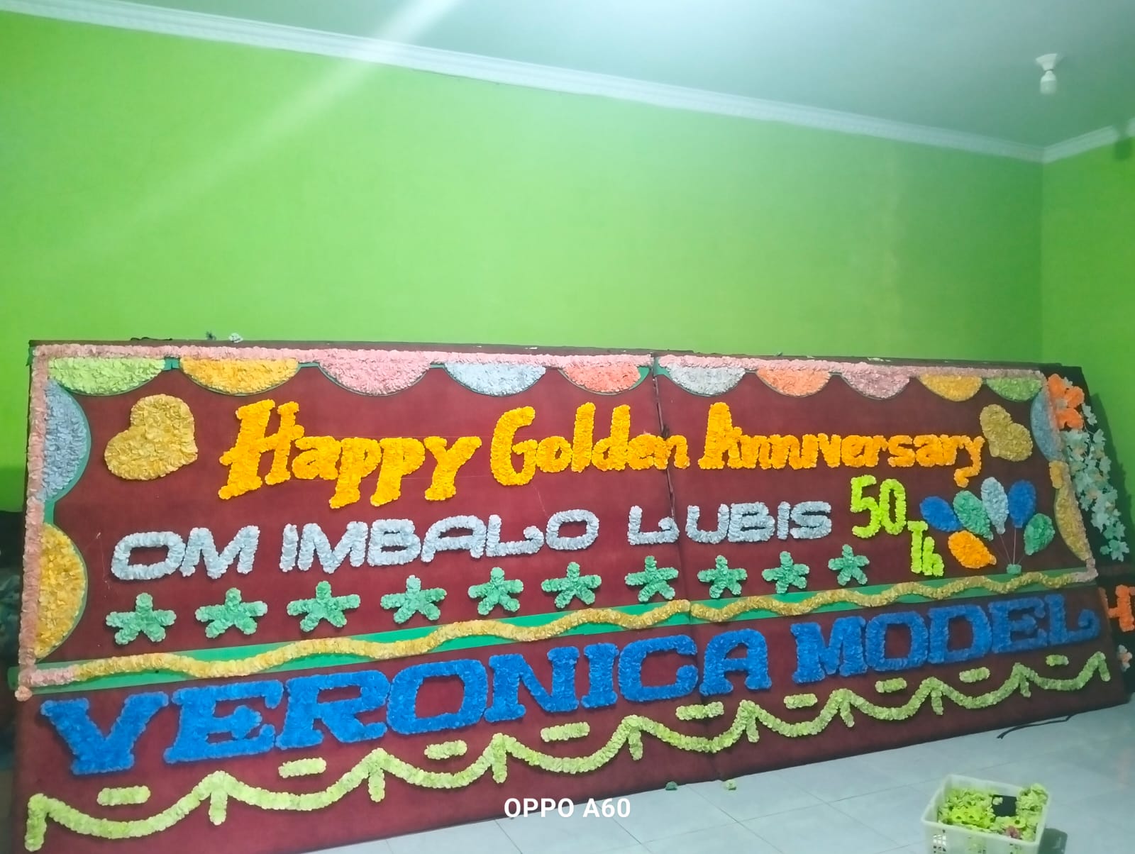 Papan Bunga Happy Anniversary / Selamat Ulang Tahun Pernikahan