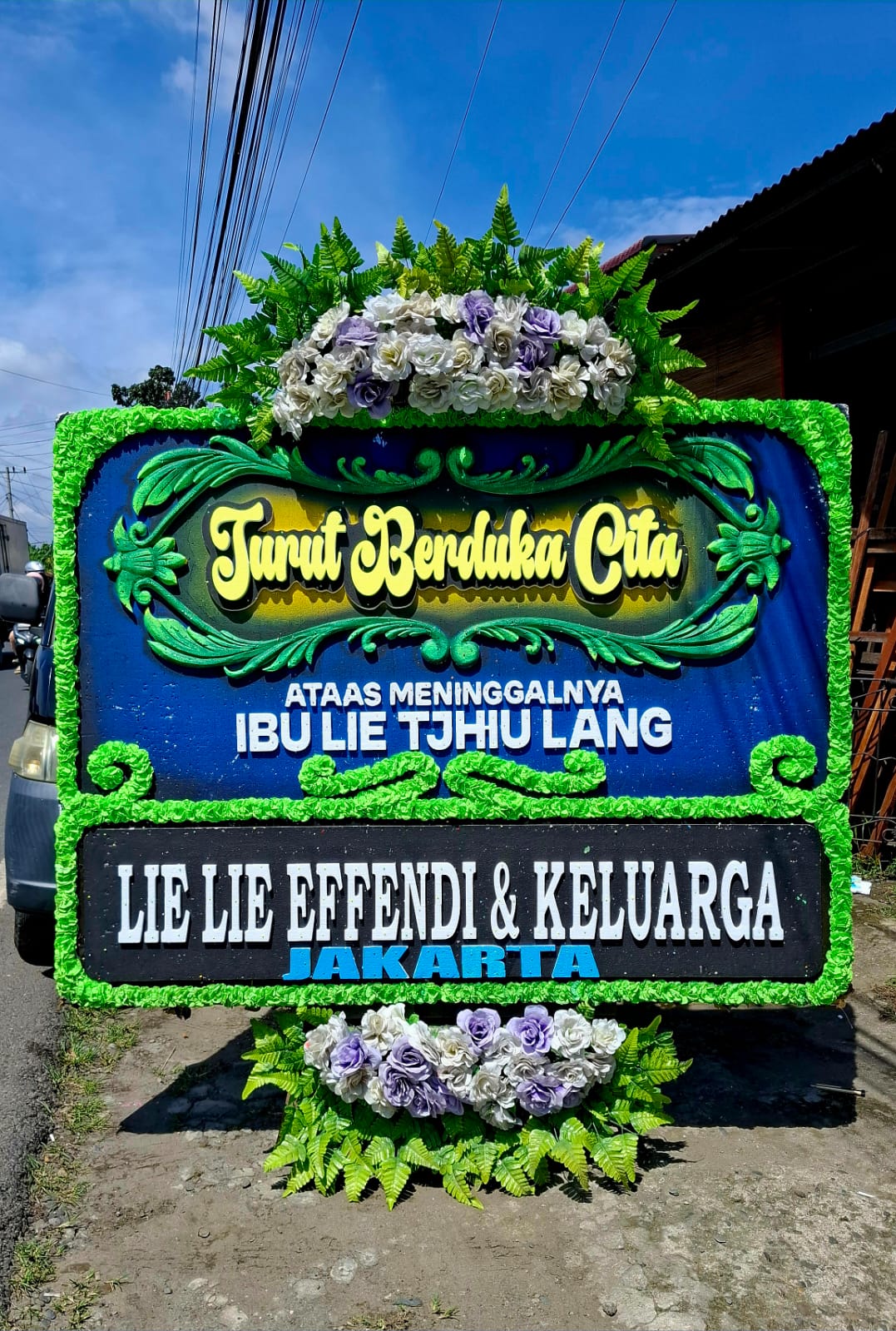 Papan Bunga Model Jakarta