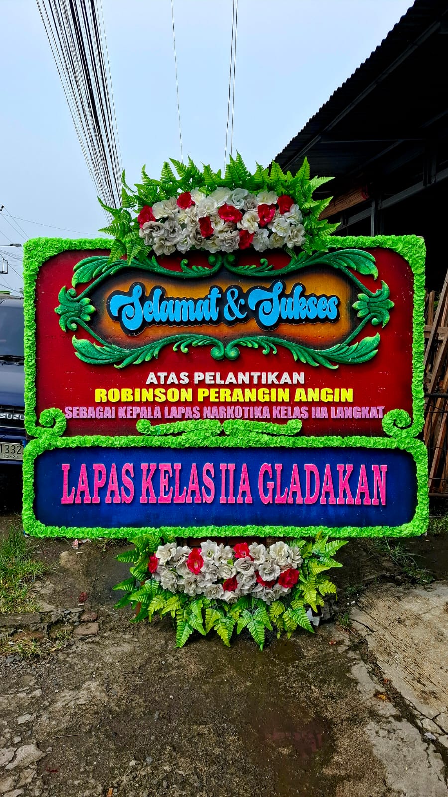 Papan Bunga Model Jakarta Series 9 Emerald Deluxe