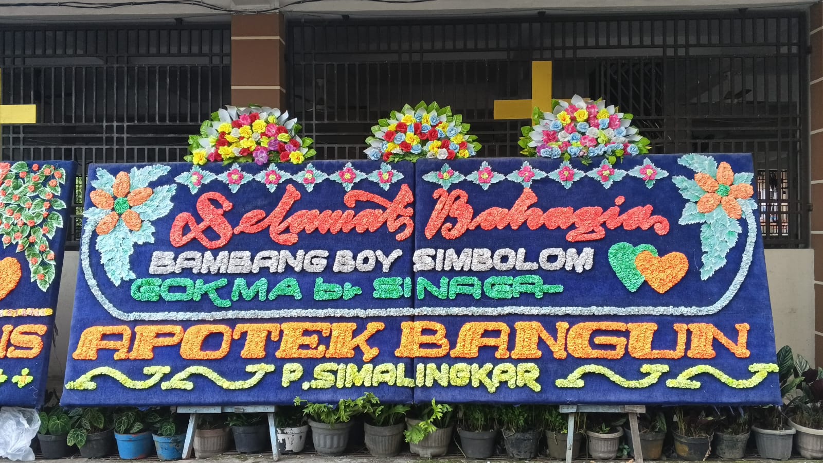 Papan Bunga Selamat Bahagia Luxury Royal