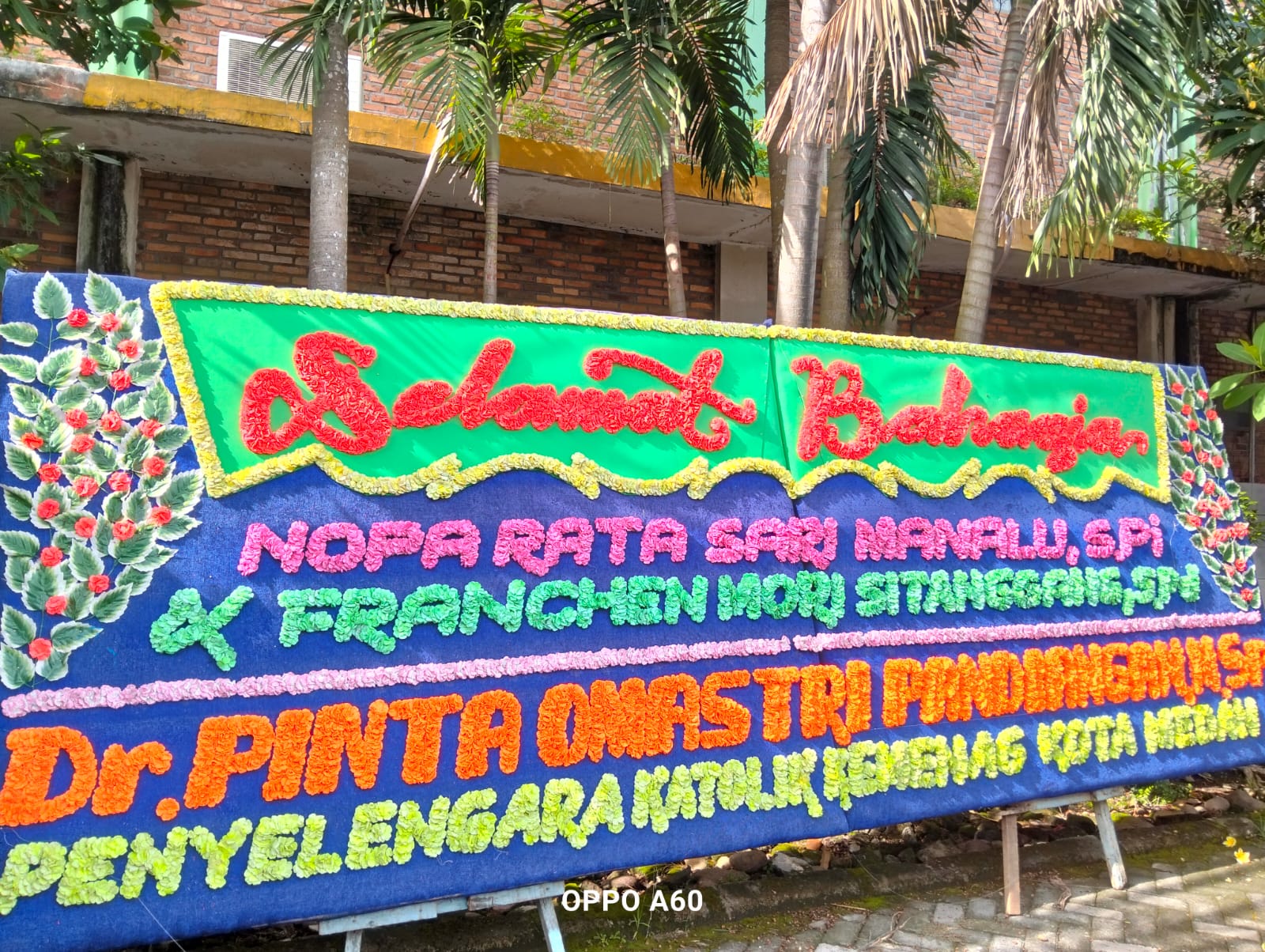 Papan Bunga Selamat Bahagia Prestise
