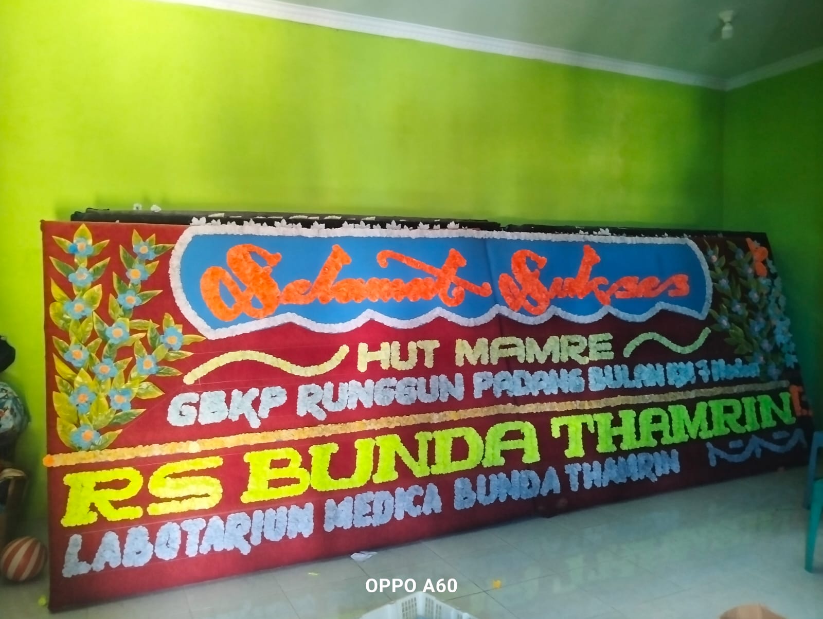 Papan Bunga Selamat & Sukses Prestisius Gold