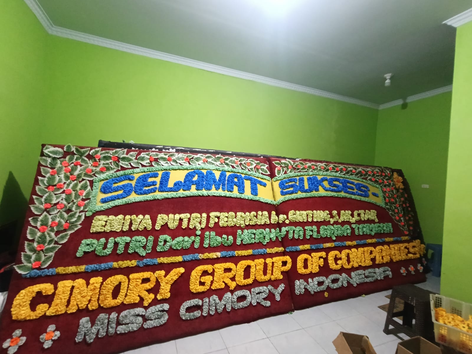 Papan Bunga Congratulations Modern Bright