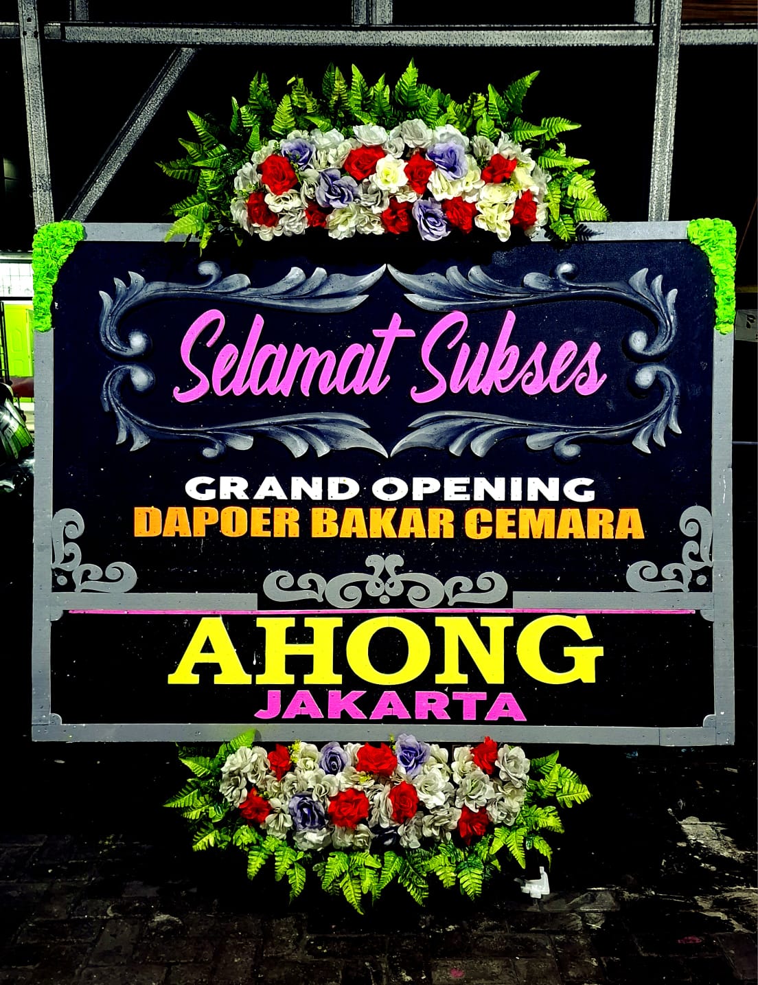 Papan Bunga Model Jakarta